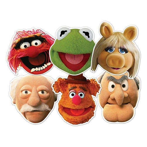 Maschere Muppets Disney 6 pezzi