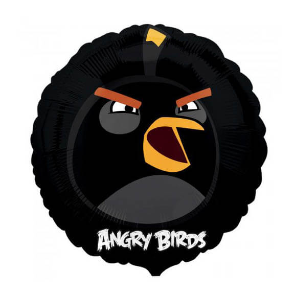 Palloncino Angry Birds Bomb 45 cm 1 pezzo