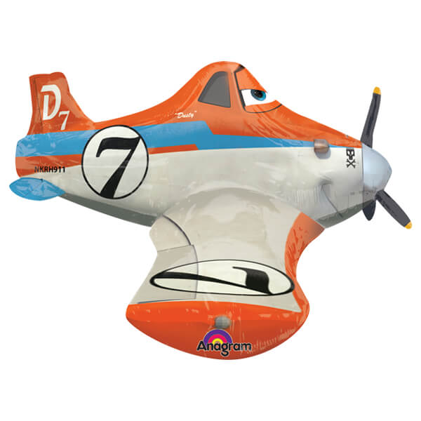 Palloncino Dusty Planes Disney mascotte AirWalkers 1 pezzo